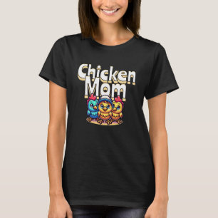 Camiseta Divertidas chicas Personalizados Mami de pollo p
