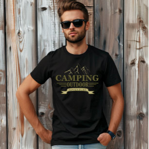 Camiseta Divertidas declaraciones de camping para los campi