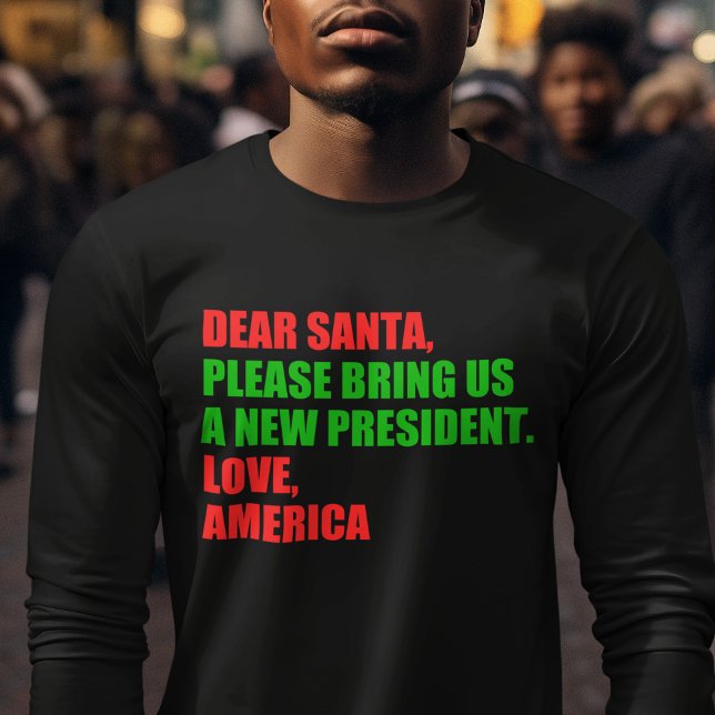 Camiseta Divertidas elecciones de Navidades políticos duran (Subido por el creador)