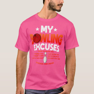Camiseta Divertidas excusas de bolos