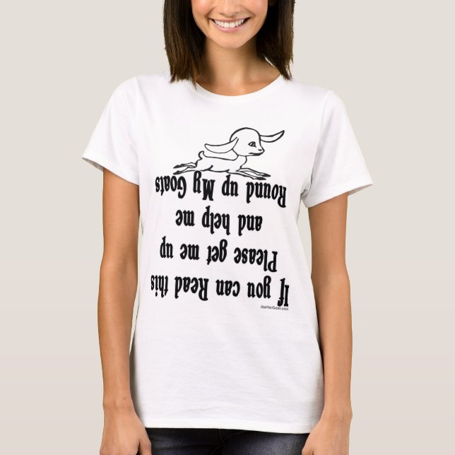 Camiseta Divertidas Goat Sayings (Anverso)