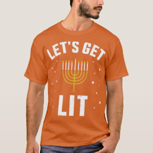 Camiseta Divertidas ilusiones con menorah para jewish hanuk