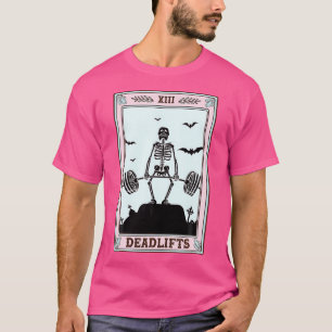 Camiseta Divertidas levantamientos mortales Tarot Occult Sk