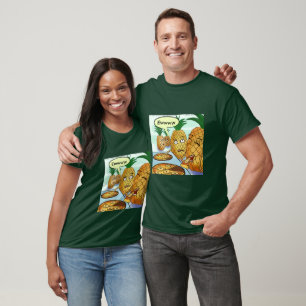 Camiseta Divertidas LTCartoons Piña Pizza Cartoon