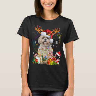 Camiseta Divertidas luces de los Navidades de renos de los 