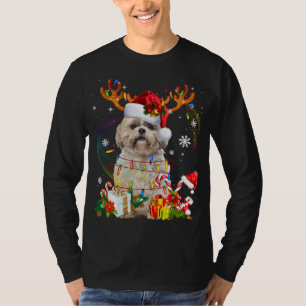 Camiseta Divertidas luces de los Navidades de renos de los