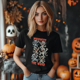 Camiseta Divertidas mamás bailando la palabra