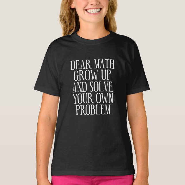 Camiseta Divertidas matemáticas (Anverso)