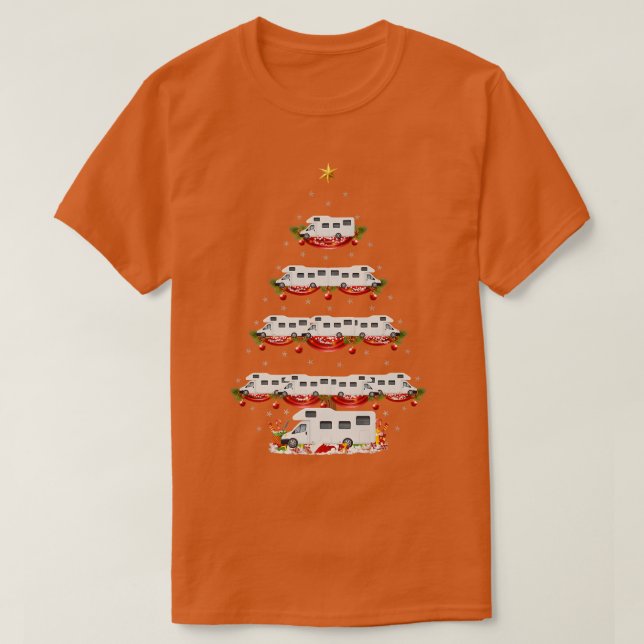 Camiseta Divertidas navidades coincidiendo con Santa Camper (Diseño del anverso)