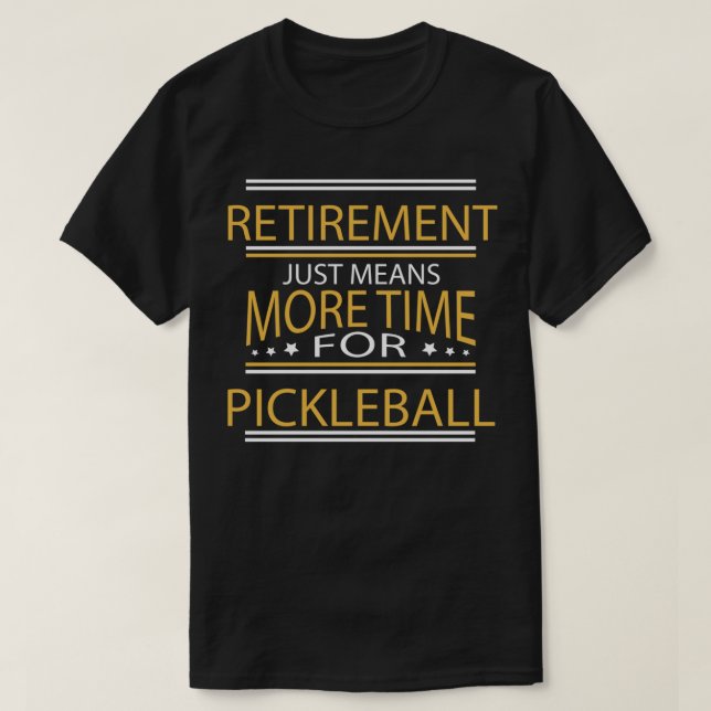 Camiseta Divertidas Palabras de Pickleball (Diseño del anverso)