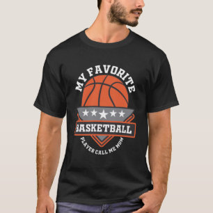 Camiseta Divertidas Palabras Para El Baloncesto Para La Fam