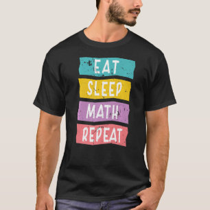 Camiseta Divertidas Palabras Para Maestra De Matemáticas Pa