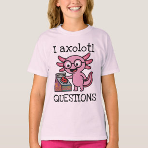 Camiseta Divertidas preguntas de ajolote