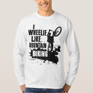 Camiseta Divertidas Ruedas De MTB Como Los Niños De Montaña