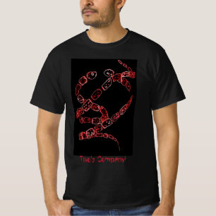 Camiseta Divertidas serpientes rojas
