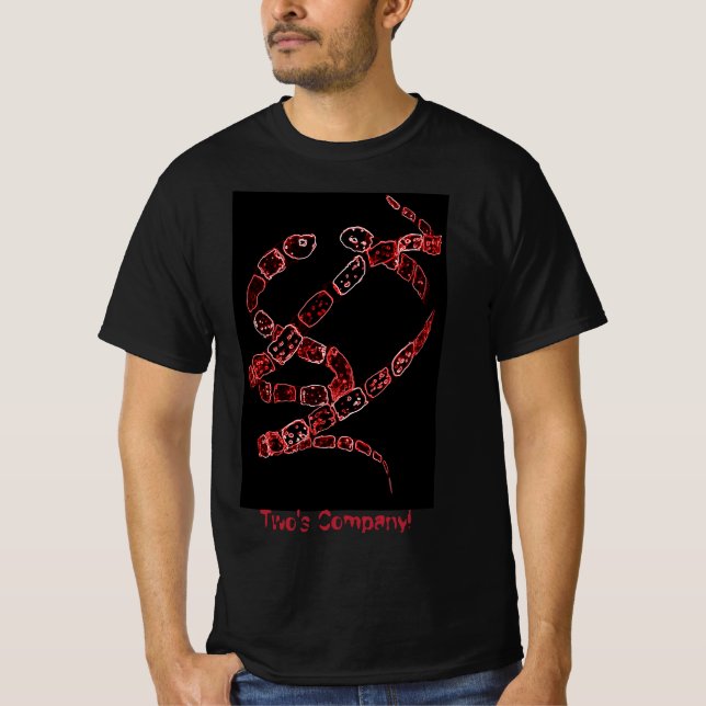 Camiseta Divertidas serpientes rojas (Anverso)