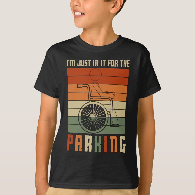 Camiseta Divertidas sillas de ruedas (Anverso)