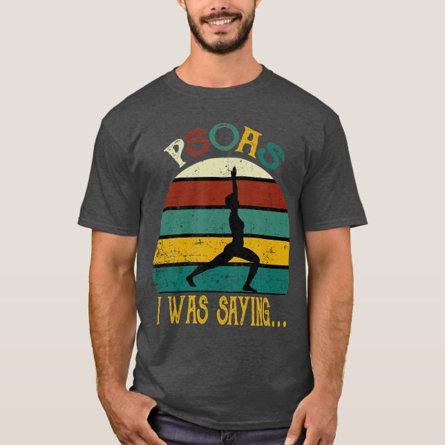 Camiseta Divertidas terapias Psoas que yo decía retro vinta (Anverso)