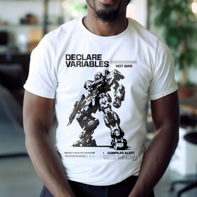 Camiseta Divertidas variables no de guerra Mech Warrior Cod (Subido por el creador)