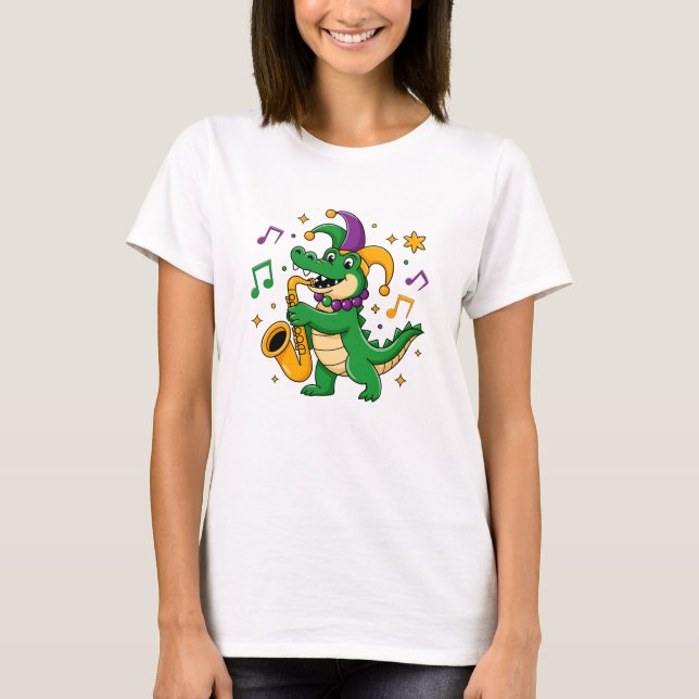 Camiseta Divertidas vibras de carnaval de Mardi Gras (Anverso)