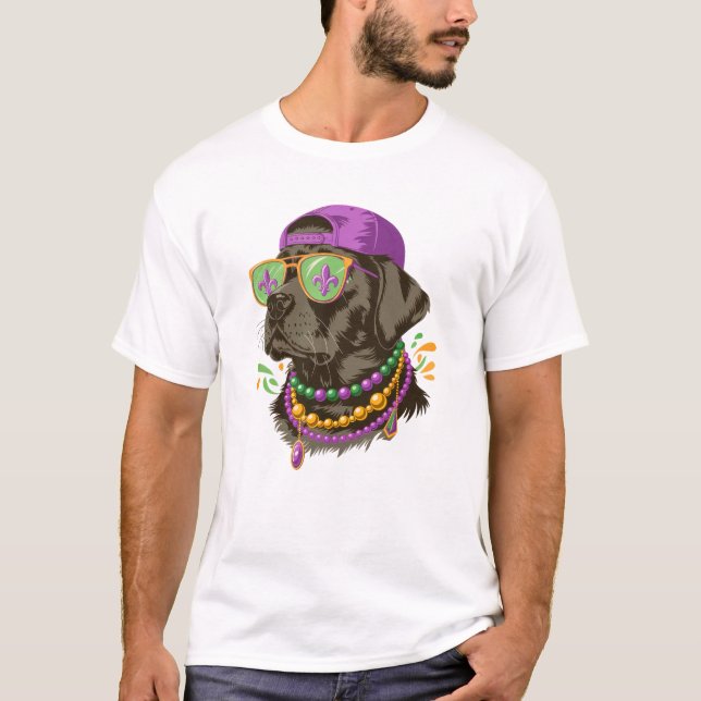 Camiseta Divertidas vibras de carnaval de Mardi Gras (Anverso)