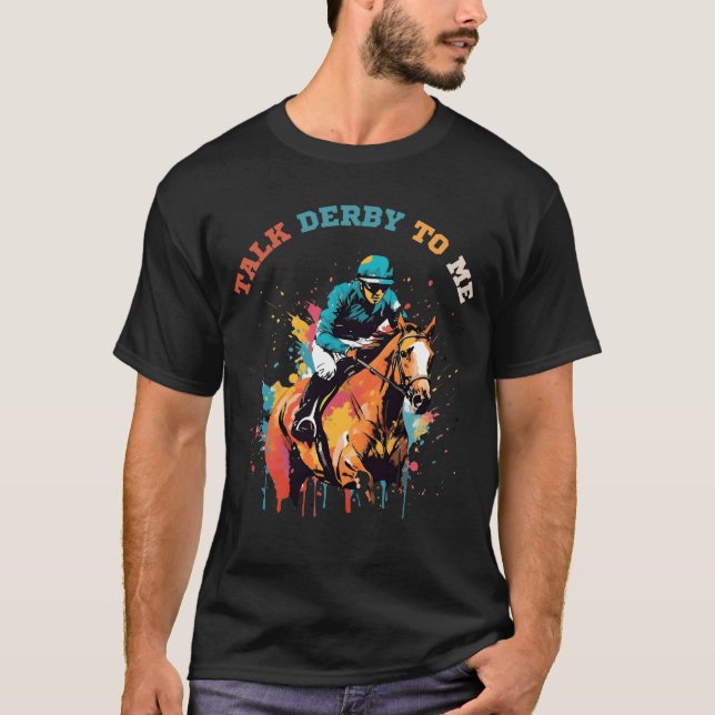 Camiseta Divertidísima charla en Derby para mí Carreras de  (Anverso)