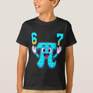 Camiseta Divertido 3.14 6 7 meme nerd de matemáticas genz b