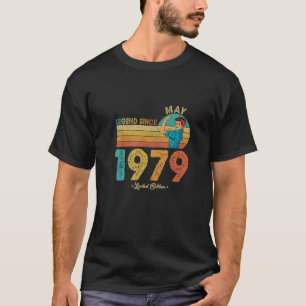Camiseta Divertido 43º Cumpleaños Mayo 1979 Leyenda Desde 1