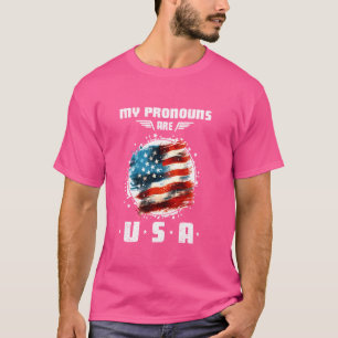 Camiseta Divertido 4 de julio, norteamericano diciendo que 