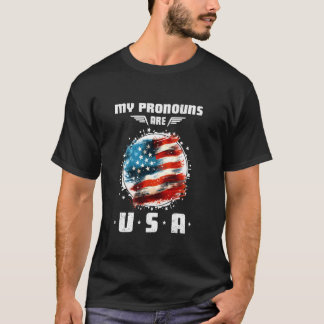 Camiseta Divertido 4 de julio, norteamericano diciendo que 
