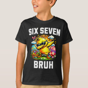 Camiseta Divertido 67 bruh Pascua dabbing chica meme seis s