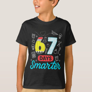 Camiseta Divertido 67 Días Más Inteligente Seis Siete Meme 