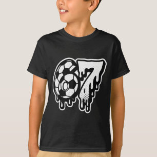 Camiseta Divertido 67 Meme jerga Fútbol Helado Goteo Seis S