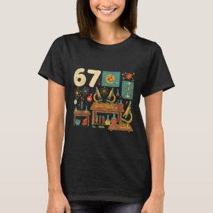 Camiseta Divertido 67 Meme Profesor de Ciencias Estudiantes