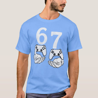 Camiseta Divertido 67 Meme Si Seven Video Juegos Jugador Ju