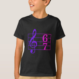 Camiseta Divertido 67 Música Meme jerga Humor Profesor de M