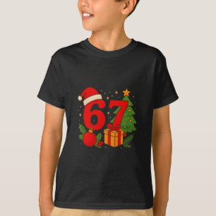 Camiseta Divertido 67 Navidad 6 7 Seis Siete Meme 6 7 Parej