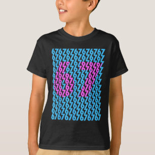 Camiseta Divertido 67 Oculto 6 7 Meme Escuela Media 6 7 Div