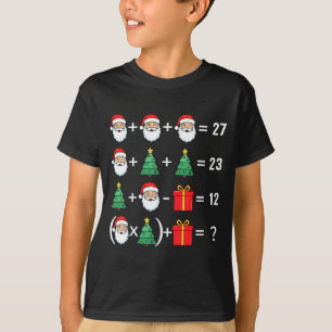 Camiseta Divertido 67 Santa Árbol Profesor de Matemáticas N
