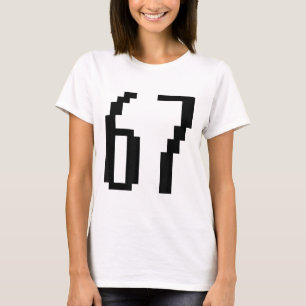 Camiseta Divertido 67 Seis Siete Meme Pareja Combinación Re