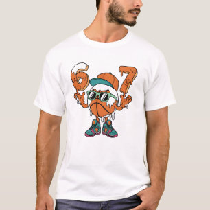 Camiseta Divertido 6 7 Drippy Seis Siete 67 Calle Baloncest