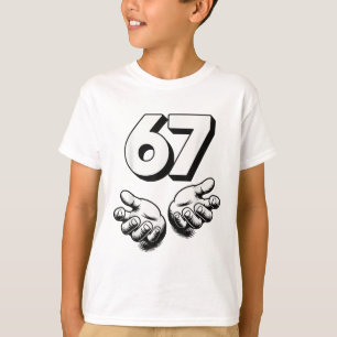 Camiseta Divertido 6 7 Meme Gen Alfa argot Gen Z Seis Siete