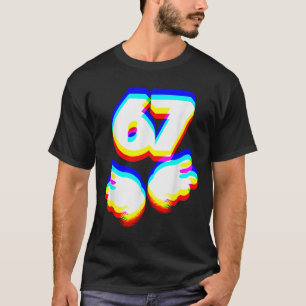 Camiseta Divertido 6 7 Meme Gen Alpha jerga Seis Siete Edm