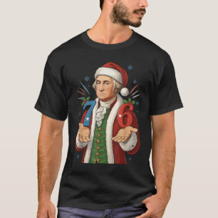 Camiseta Divertido 7-6 6-7 George Washington Santa 67 Meme 