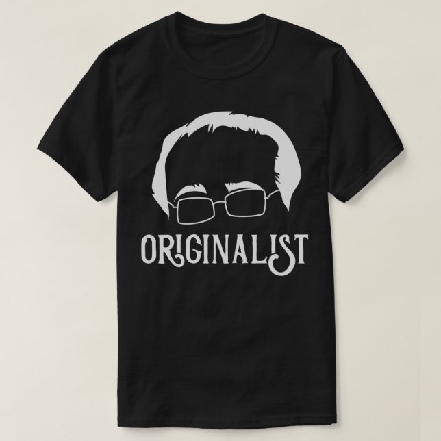 Camiseta Divertido abogado dice justicia Scalia Ley Origina (Diseño del anverso)