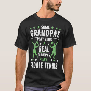 Camiseta Divertido abuelo de tenis de pádel dice