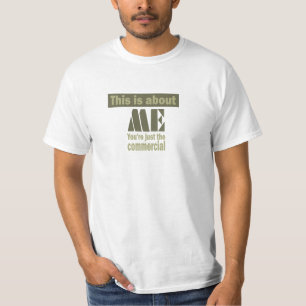 Camiseta Divertido acerca de mí Tee