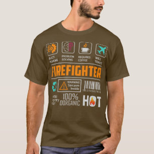 Camiseta Divertido acerca del bombero