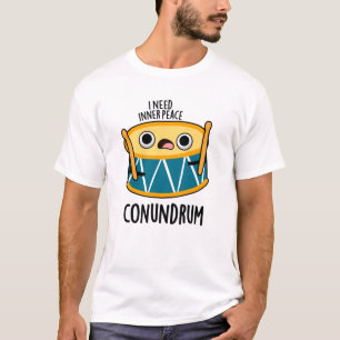 Camiseta Divertido acertijo Drummer Drummer Pun