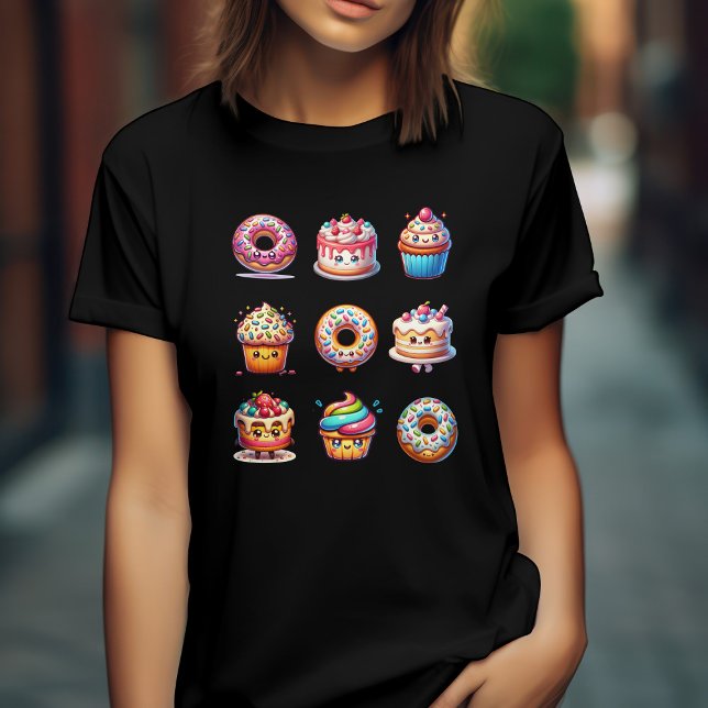 Camiseta Divertido acuarela para pastelitos para panadería (Subido por el creador)